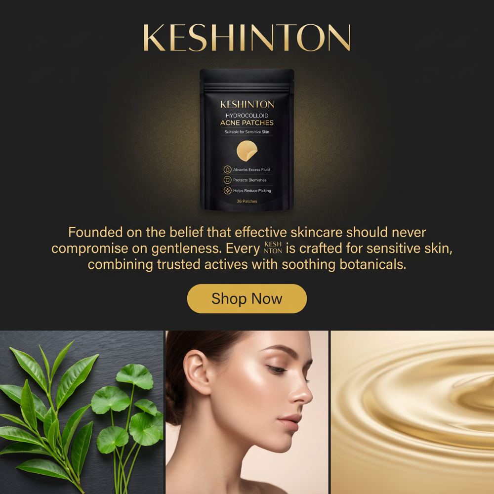 Keshinton acne patch application