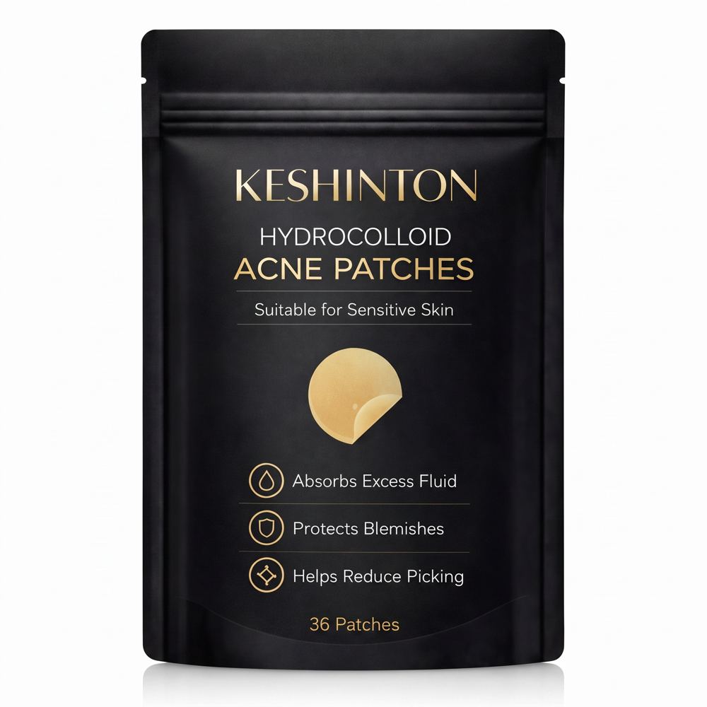Keshinton Hydrocolloid Acne Patches, 36-pack pouch
